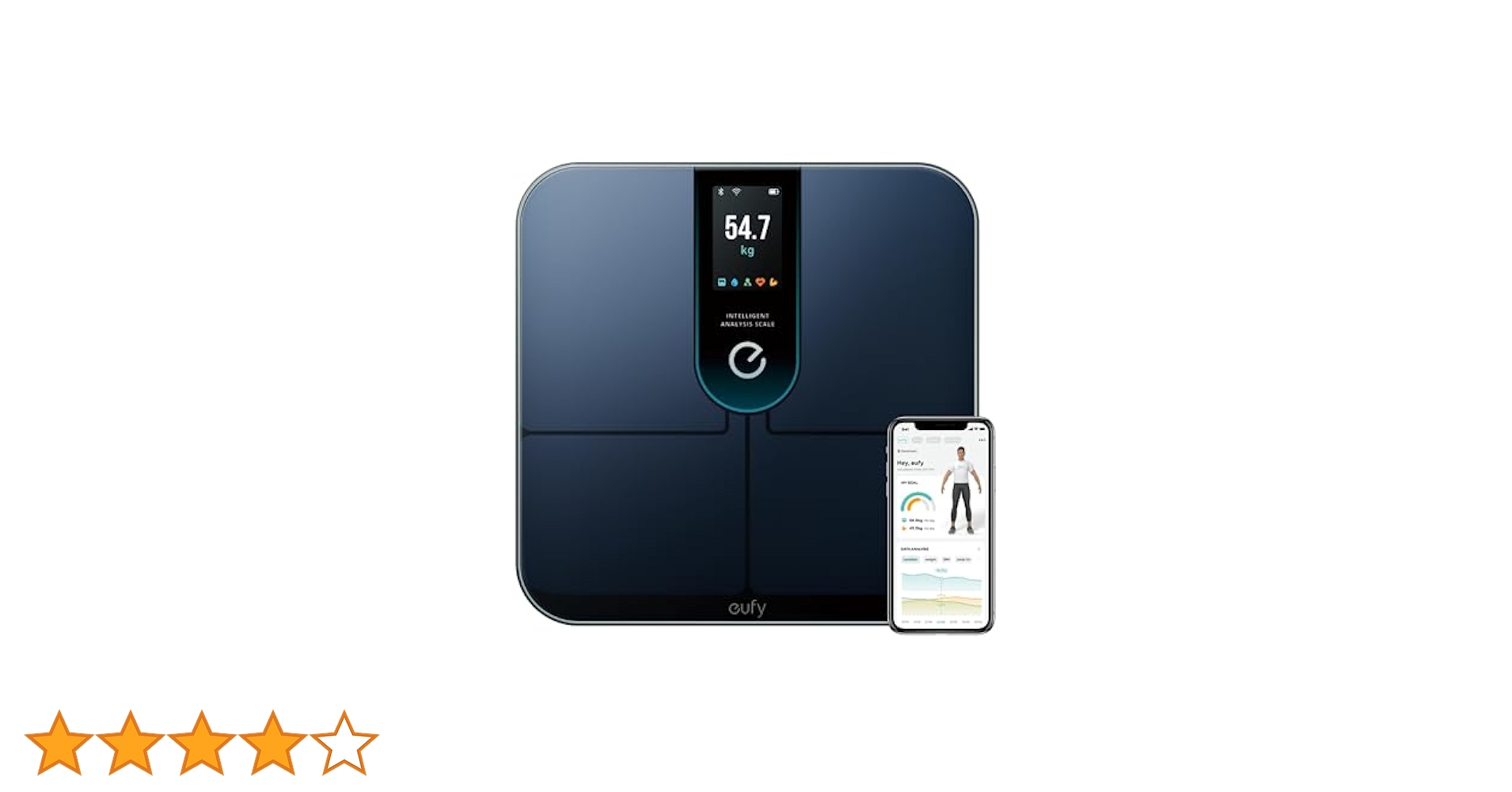 健康管理・計測計 Anker eufy smart scale P3 Anker Eufy (ユーフィ) Smart Scale P3 （体重体組成計）アプリ